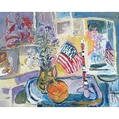 Interior with American Flag 2