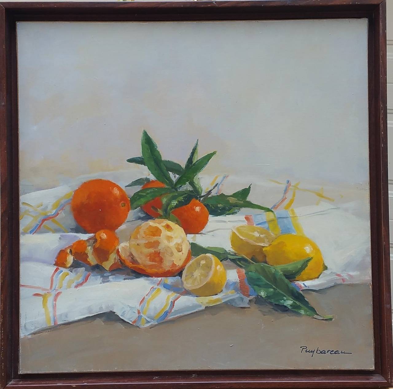 Annie Puybareau Still-Life Painting - Les Oranges