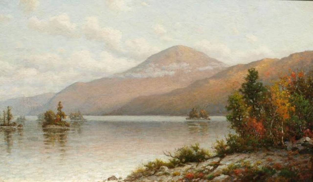 George Waters Landscape Painting - Black Mountain, Lake George, New York