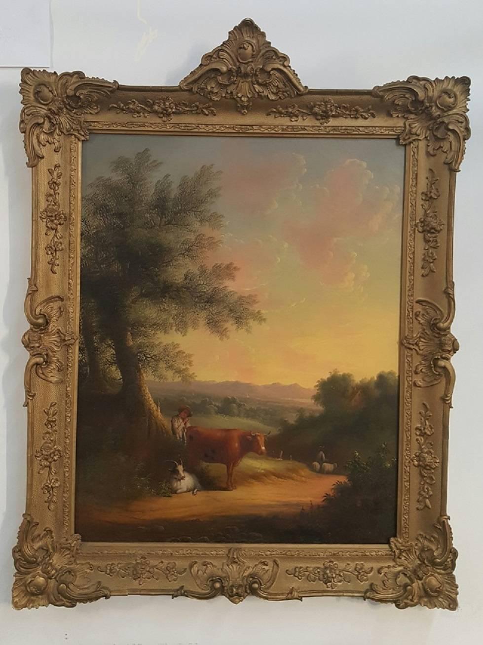 Landscape - Painting by Edmund C. Coates