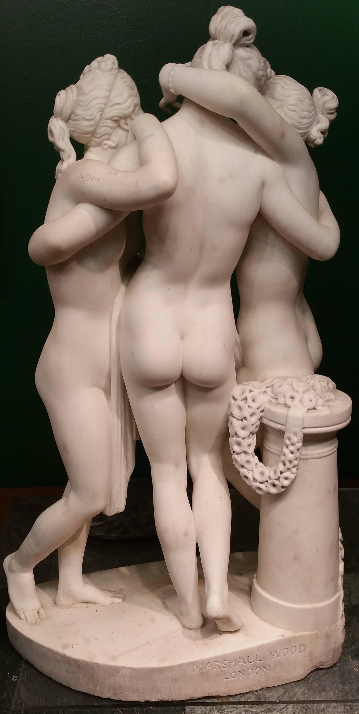 Three Graces - Sculpture by Marshal Wood