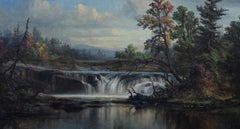 Waterfalls in a Landscape