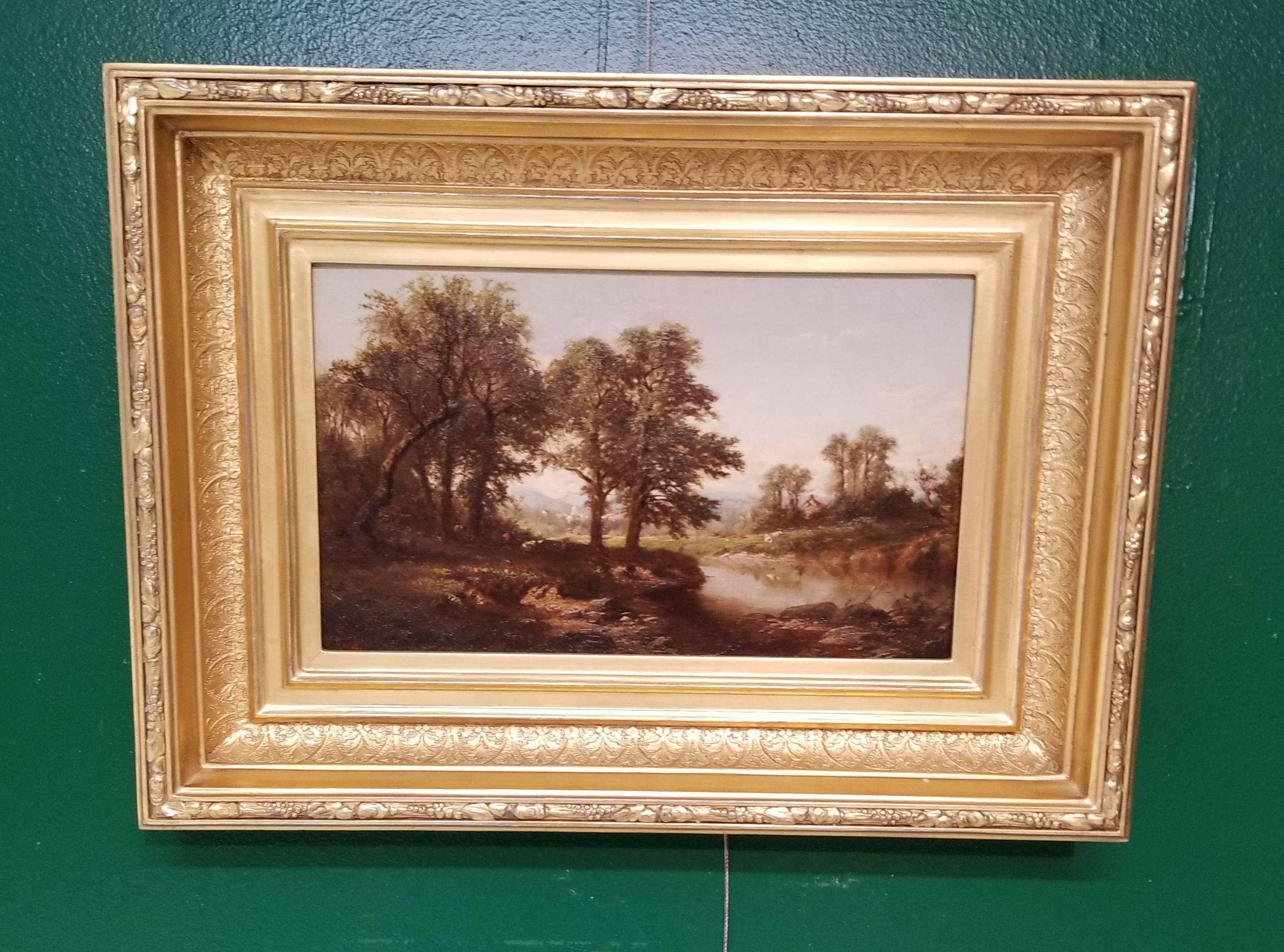 Landscape (Possibly Bronx, NY) - Painting by James Smillie