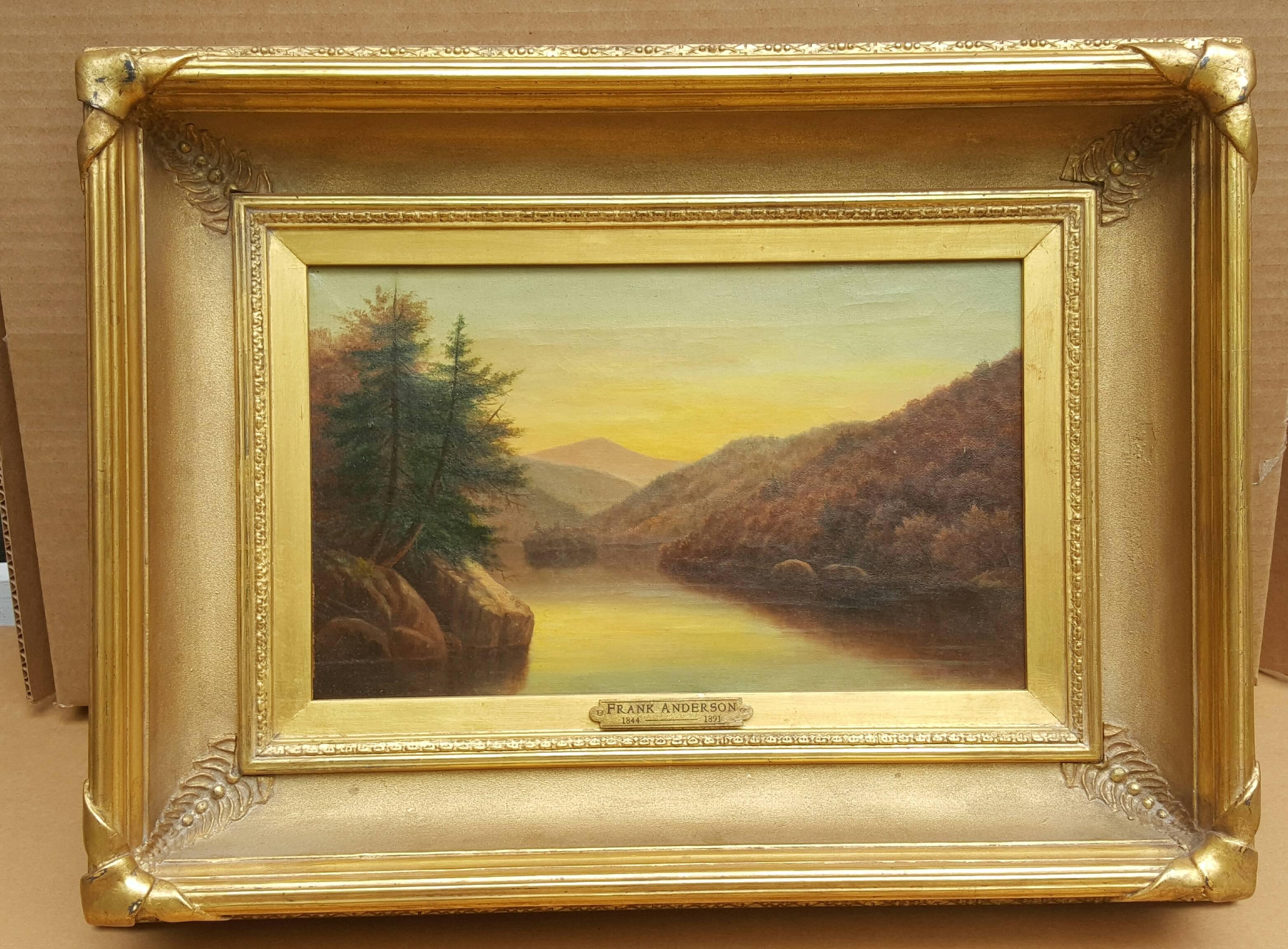 Mountain Lake - Painting by Frank Anderson