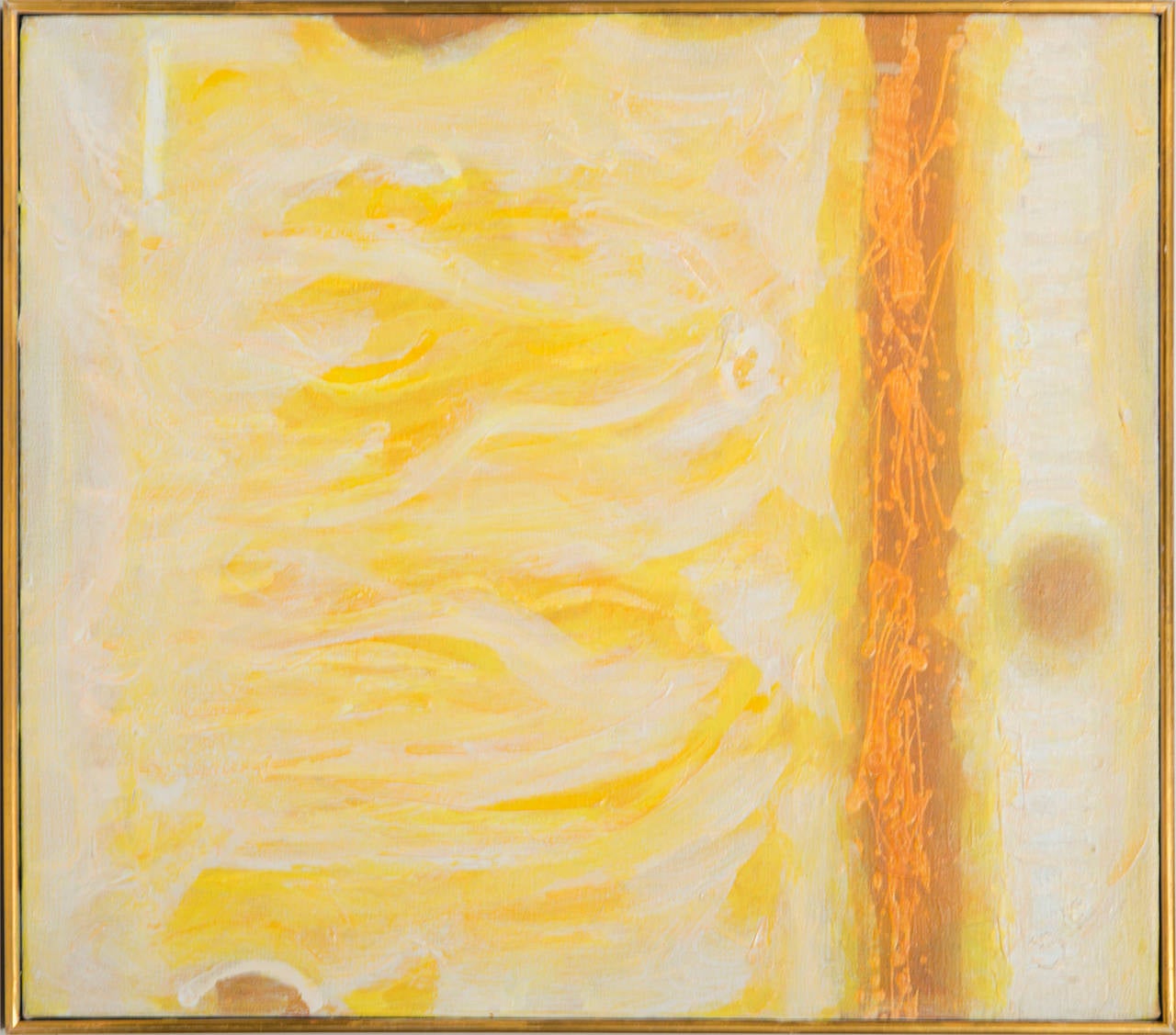 Lawrence Calcagno Abstract Painting - Morning Gold