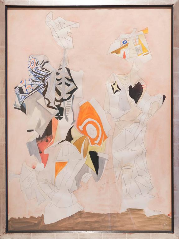 two figures painting