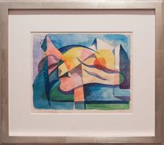 Biomorphic Landscape Abstract