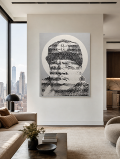 The Notorious B.I.G. by David Hollier, Biggie, Acrylic on Canvas