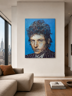 Bob Dylan Portrait Pop Art, Contemporary Art, Acrylic on Canvas