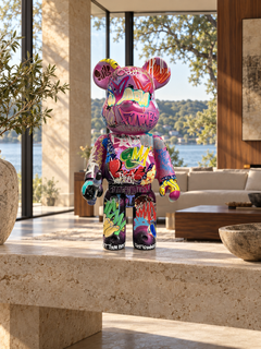 Bear Tags 1 Mixed Media Sculpture, Original, 68 x 30 cm, Street Art, Pop Art