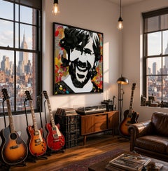 Trey Anastasio, Phish, Mixed Media Artwork, Vinyl records