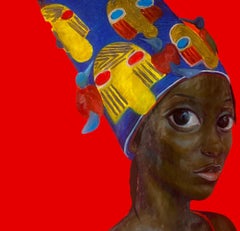 Realeza -Siglo XXI, Contemporáneo, Pintura figurativa, Técnica mixta, Arte femenino