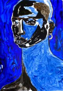 Heilung – Zeitgenössische Kunst des 21. Jahrhunderts, Impressionismus, Moderne, Frauen, Blau