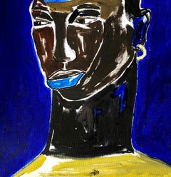 Blue Mood - Arte contemporanea del XXI secolo, impressionismo, arte moderna, donne