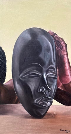 The Last Mask - 21st Century, Contemporary, Figurative Portrait, Culture