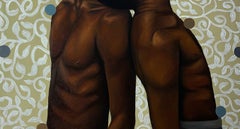 Inner Peace - 21st Century, Contemporary, Figurative Portrait, Africa Men