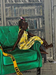 Ancora in crescita - Arte contemporanea del XXI secolo, figurativa, tecnica mista, moderna, ragazza