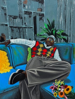 Dopo una lunga giornata 5 - Arte contemporanea del XXI secolo, figurativa, tecnica mista, moderna