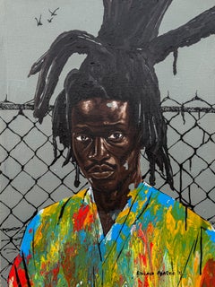 Portrait of an Uncontained Mind 1 -21st Century Contemporary, Figurative, Modern