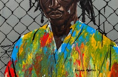 Portrait of an Uncontained Mind 1 -21st Century Contemporary, Figurative, Modern
