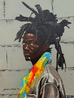Portrait of an Uncontained Mind 2 -21st Century Contemporary, Figurative, Modern