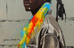 Portrait of an Uncontained Mind 2 -21st Century Contemporary, Figurative, Modern