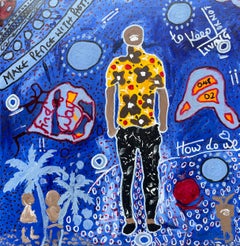 Untitled - 21st Century, Contemporary, Abstract Expressionism, Art Brut, Motifs