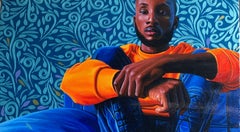 The First Silence -21st Century Contemporary, Figurative Portrait, Modern Africa
