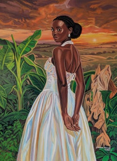 There's Light Yet 1 -21st Century Contemporary Figurative Portrait, Modern Women