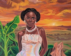 There's Light Yet 2 -21st Century Contemporary Figurative Portrait, Modern Women