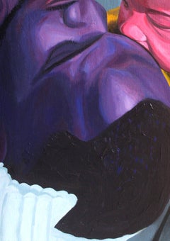 Abode - 21st Century,  Acrylic Canvas Painting, Contemporary Art, Africa