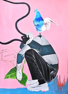 Attestation - XXIe siècle,  Peinture acrylique sur toile, art contemporain, Afrique