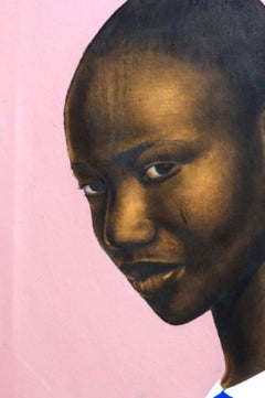 Itohan - Siglo XXI, Pintura acrílica sobre lienzo, arte contemporáneo, África