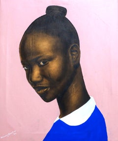 Itohan - Siglo XXI, Pintura acrílica sobre lienzo, arte contemporáneo, África
