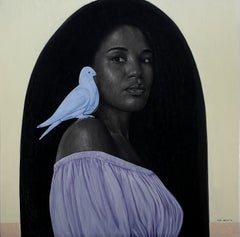 Il cuore di un vero compagno - Ritratto figurativo contemporaneo del XXI secolo, Uccello