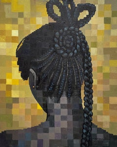 Crown of Union 3 - 21st Century, Contemporary Figurative Pixelated