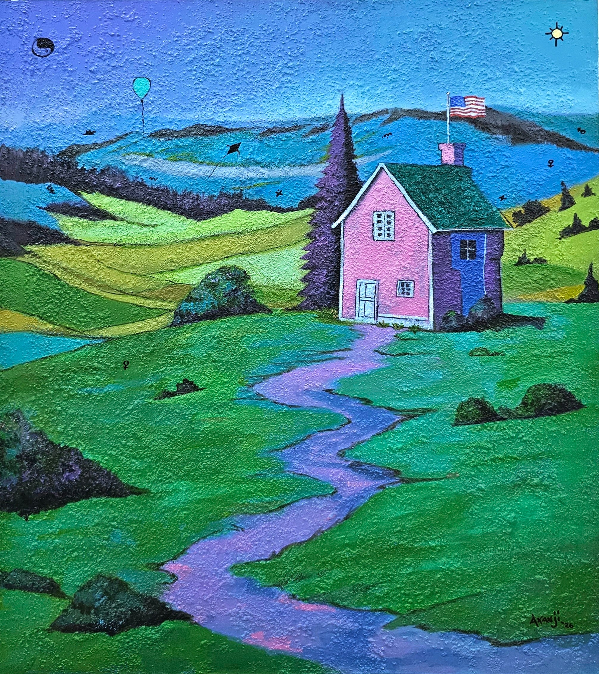 Patria - Siglo XXI, Contemporáneo, Abstracto, Naturaleza africana, Paisaje