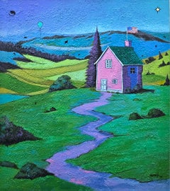 Homeland - 21st Century, Contemporary, Abstract, African Nature, Landscape