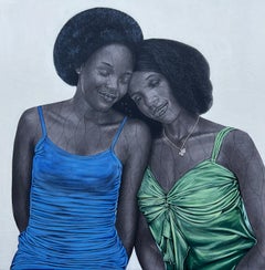 In Each Other's Peace - 21st Century Contemporary Figurative Portrait, Women