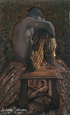Void Within 1 - 21st Century, Contemporary Figurative Portrait Modern, Art Deco