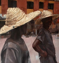 Between Duty and Thoughts - 21st Century, Contemporary, Figurative, Art Deco