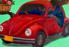 The Offering -21st Century Contemporary, Figurative Neo-Expression Car, Art Deco