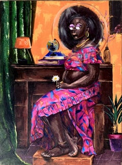 Abara Meji - 21st Century, Contemporary, Figurative, Expressionism, Art Deco