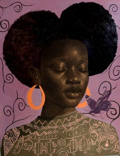 Identity in Transformation - 21st Century, Contemporary, Portrait, Art Deco