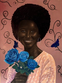 Precious Possibility - 21st Century, Contemporary, Portrait, Art Deco, Africa