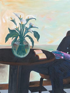 Peace Be Still - XXIe siècle, portrait figuratif contemporain, Art déco, Afrique