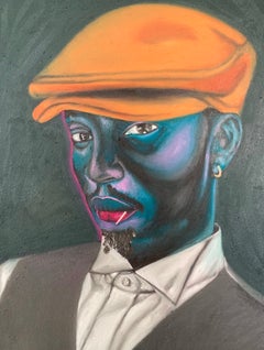 Paul classique - XXIe siècle, portrait figuratif contemporain, Art déco