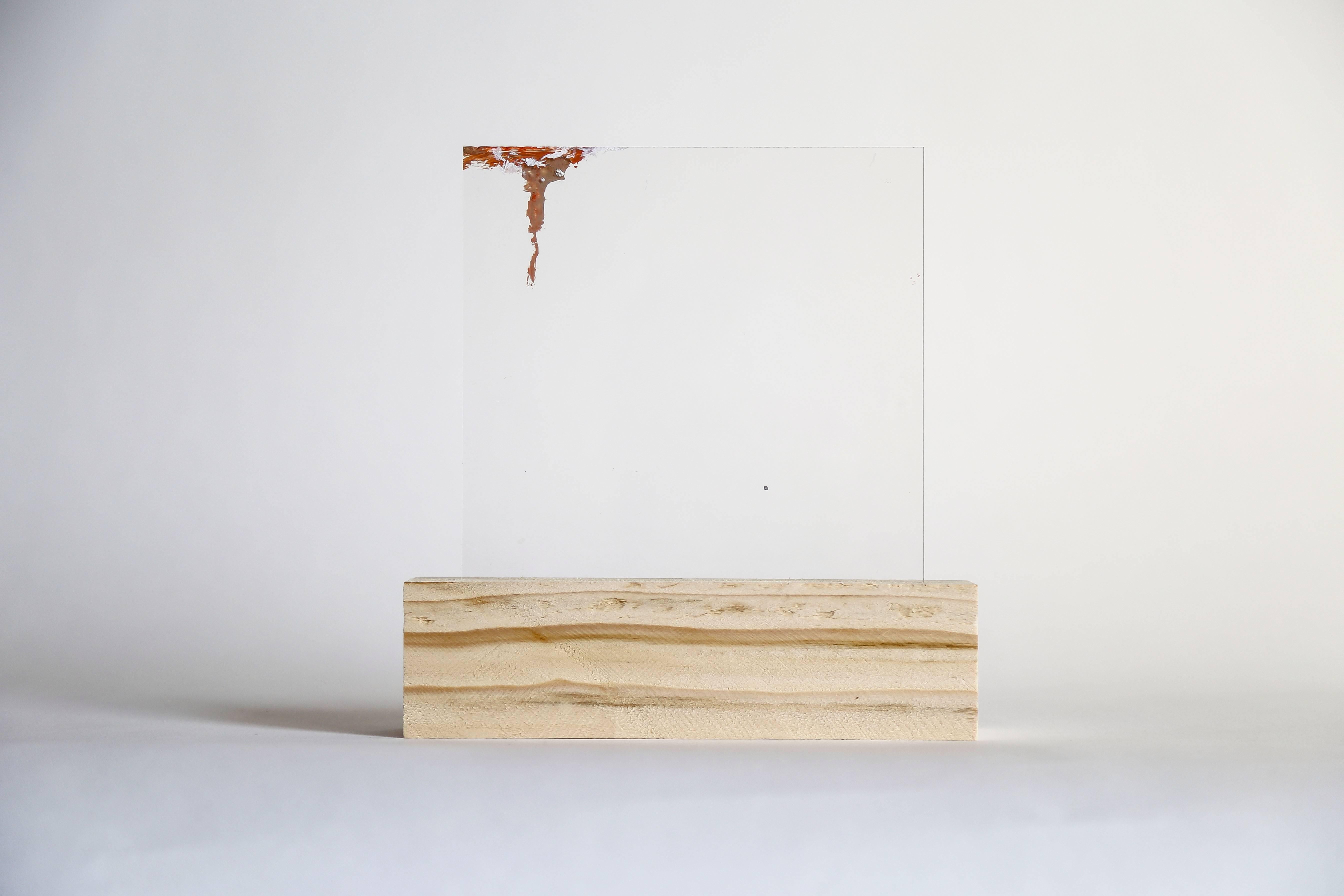 Lourdes Rivera, Retrospect 8, 2015, Plexiglass, Wood, Oil Paint