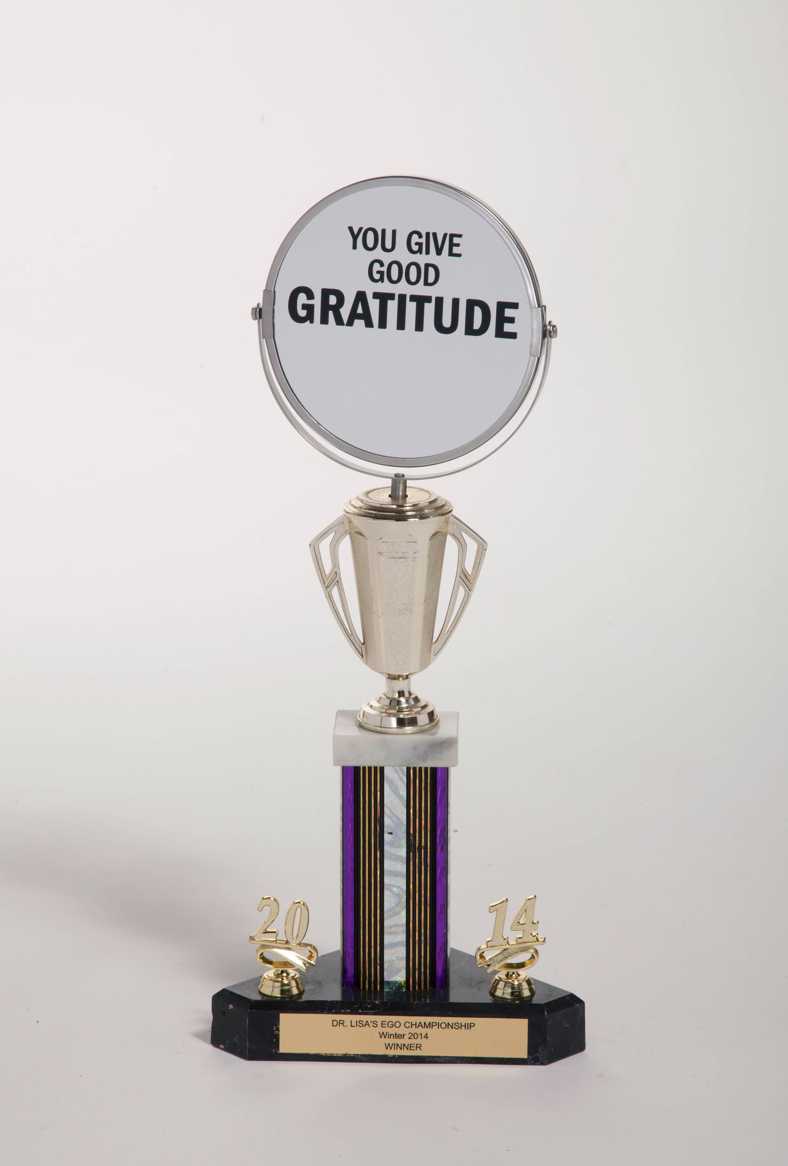 Lisa Levy, You Give Good Gratitude, 2014, Mirror, Plastic, Marble, Found Objects