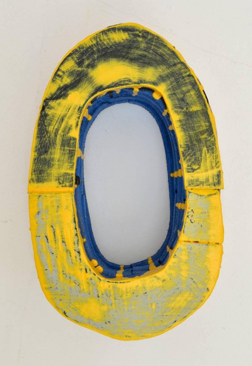 Jesse Hickman, Note Three Twenty Seven Sixteen F, 2016, Enamel, Wood, Glue 